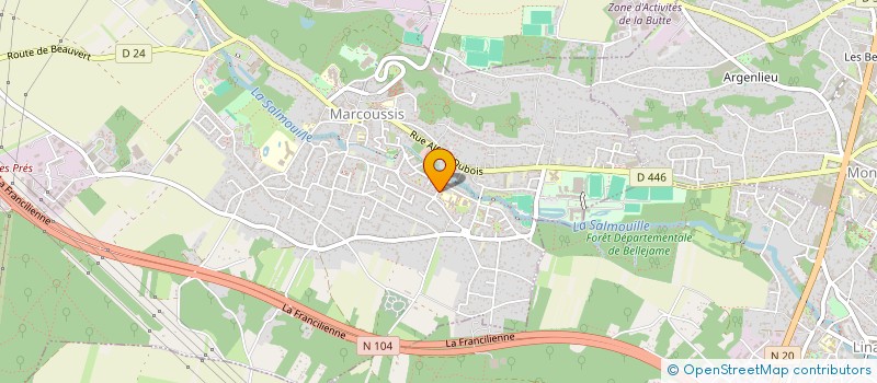 localisation de l'entreprise ENGYELEC INTERNATIONAL  MARCOUSSIS