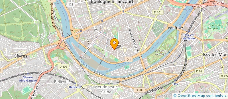 localisation de l'entreprise ENGZELL CONSULTING à SEVRES