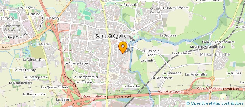 localisation de l'entreprise ENHANCE PARTNERS à SAINT-GREGOIRE
