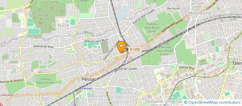 localisation de l'entreprise ENHARMONIE  PESSAC