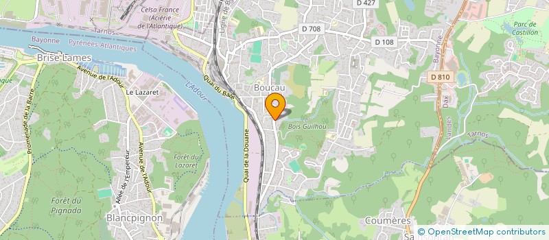 localisation de l'entreprise ENHEDUANA  BOUCAU