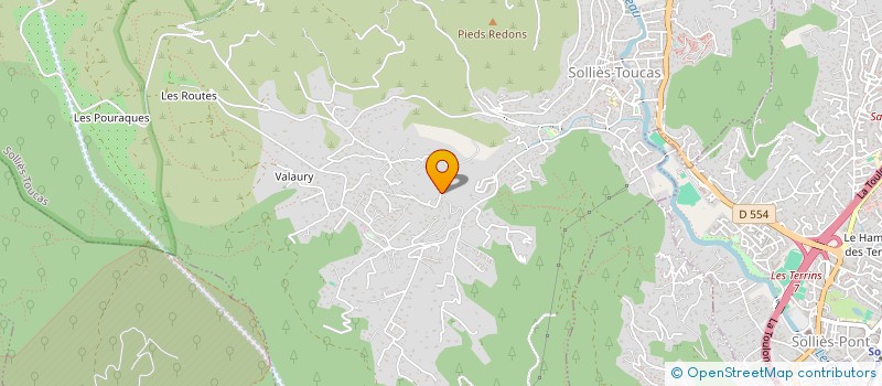 localisation de l'entreprise ENHPC  SOLLIES-PONT