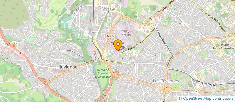 localisation de l'entreprise ENHTP à MONTPELLIER