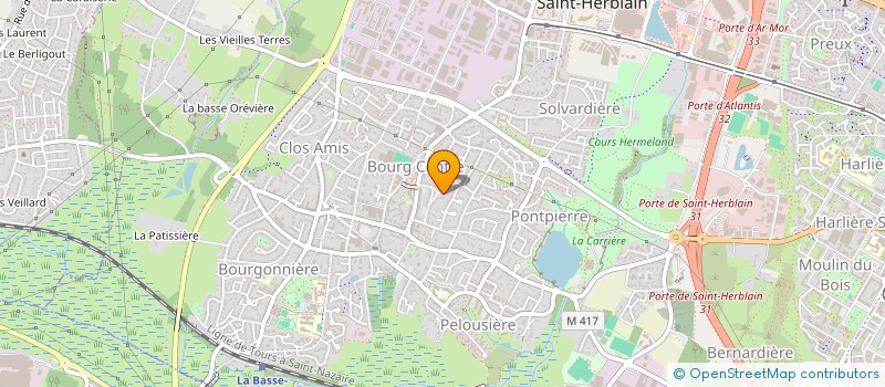 localisation de l'entreprise ENI ECOLE  ST-HERBLAIN