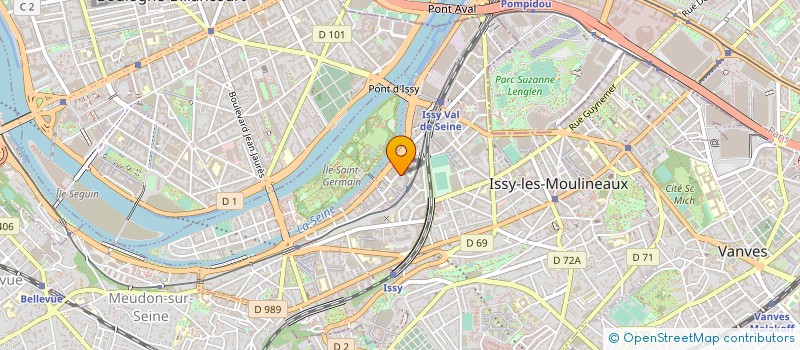 localisation de l'entreprise ENIA à ISSY-LES-MOULINEAUX