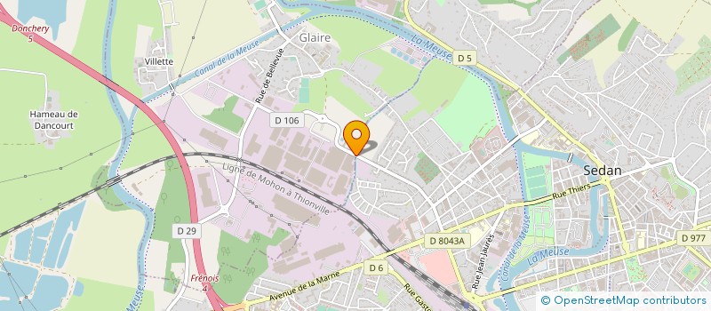 localisation de l'entreprise ENIA FRANCE SAS à GLAIRE