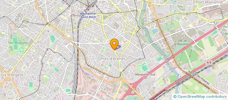 localisation de l'entreprise ENIA & GWEN à MONTPELLIER