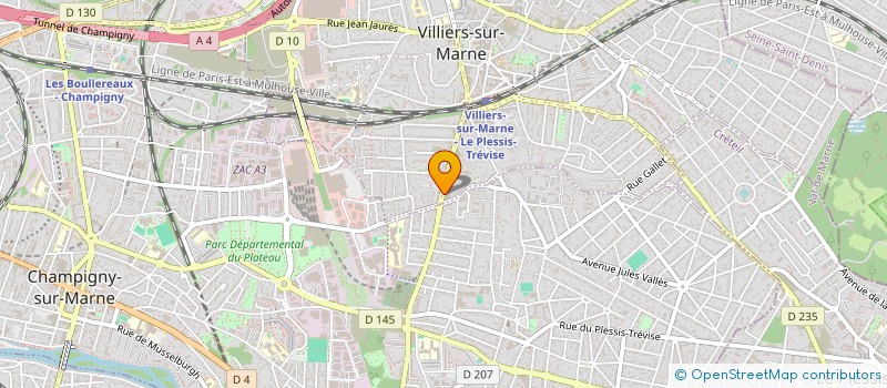 localisation de l'entreprise ENIAUR  VILLIERS-SUR-MARNE