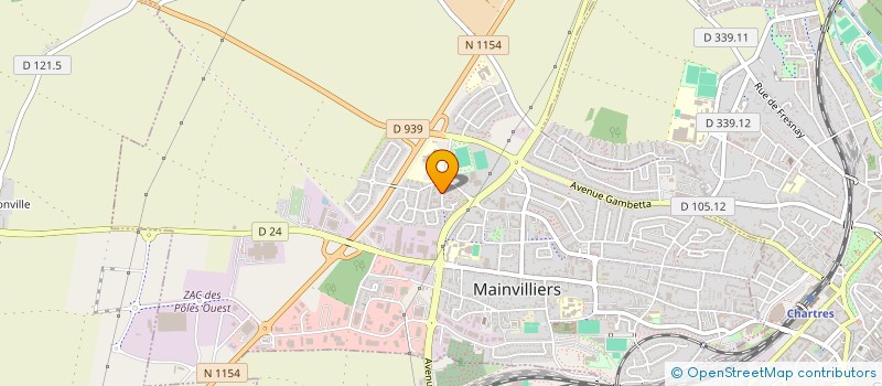 localisation de l'entreprise ENICAY SIRAP à MAINVILLIERS