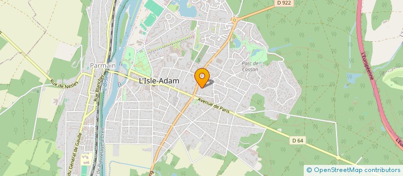 localisation de l'entreprise ENICRED ASSURANCE  L'ISLE-ADAM