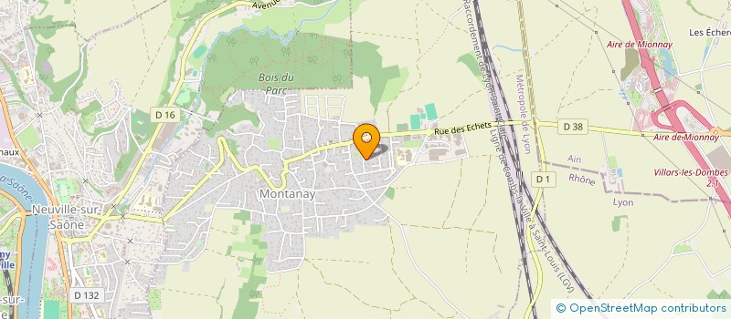 localisation de l'entreprise ENID  MONTANAY