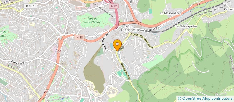 localisation de l'entreprise ENIDIA  SAINT-ETIENNE