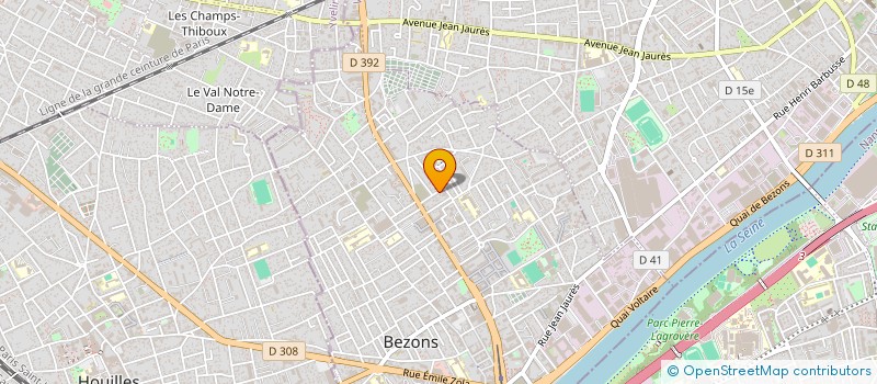 localisation de l'entreprise ENIDUAL à BEZONS