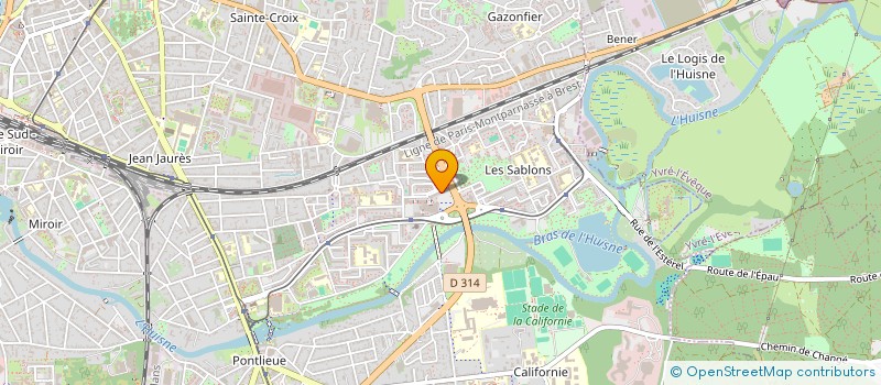 localisation de l'entreprise ENIEME  LE MANS