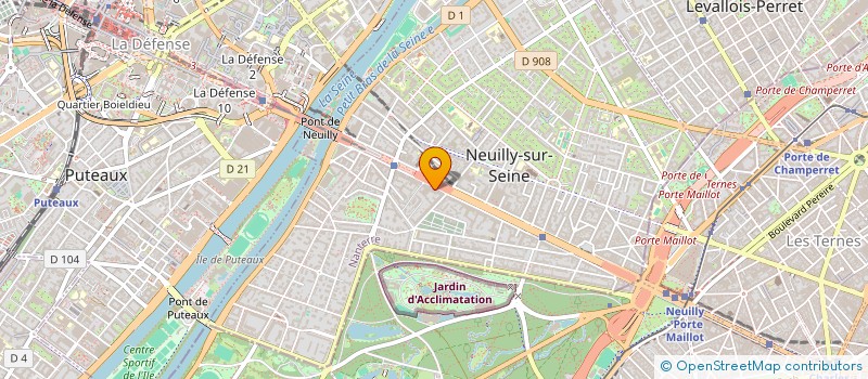 localisation de l'entreprise ENIG à NEUILLY-SUR-SEINE
