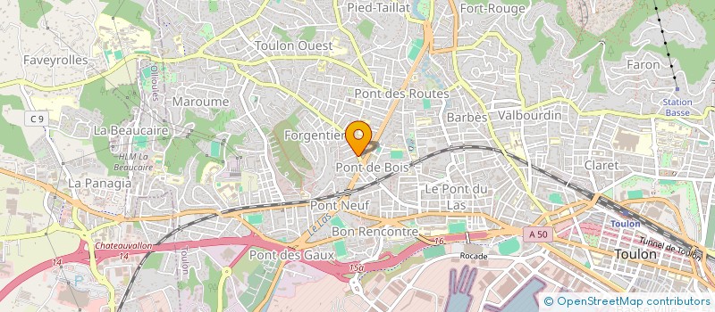 localisation de l'entreprise ENIG'MA COIFF  TOULON