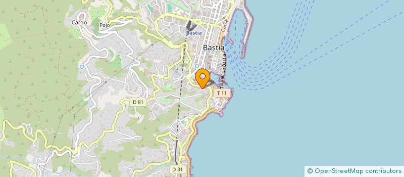 localisation de l'entreprise ENIGMA ALTRI SCRITTI à BASTIA