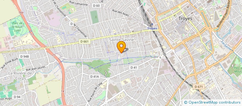 localisation de l'entreprise ENIGMASEC  SAINTE-SAVINE