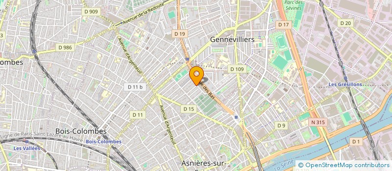 localisation de l'entreprise ENIL 35 à ASNIERES-SUR-SEINE