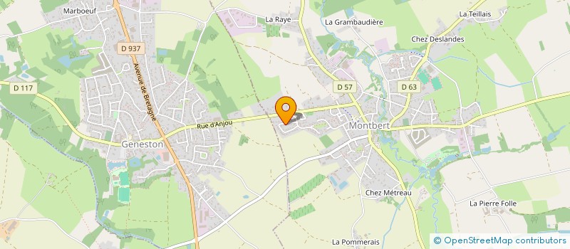 localisation de l'entreprise ENILA  MONTBERT