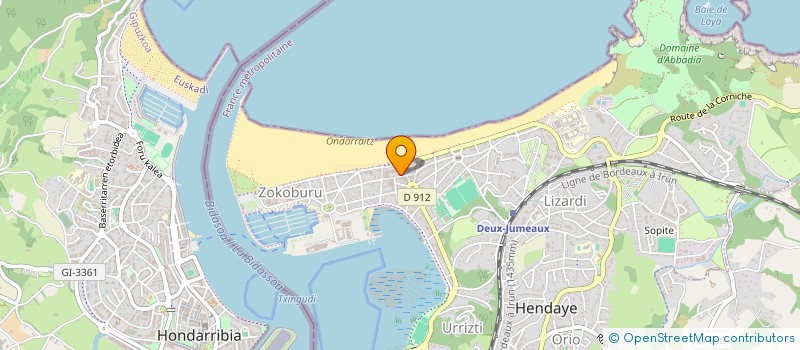 localisation de l'entreprise ENILCA à HENDAYE