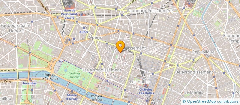 localisation de l'entreprise ENILEC GESTION SARL  PARIS