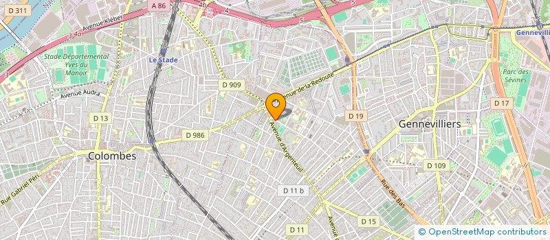 localisation de l'entreprise ENILOG à ASNIERES-SUR-SEINE