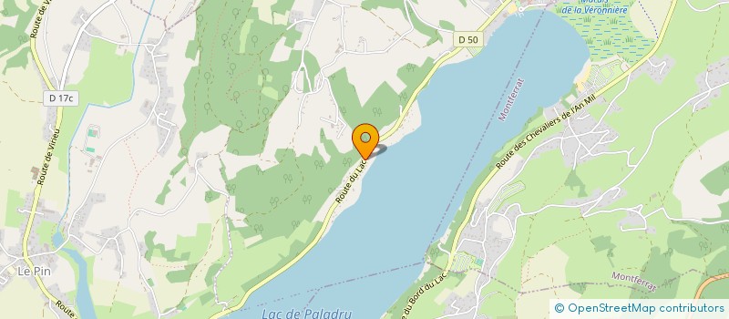 localisation de l'entreprise ENILOS  VILLAGES DU LAC DE PALADRU