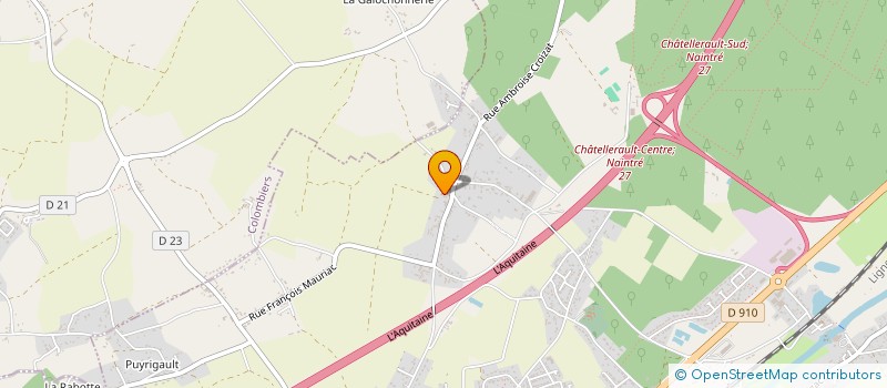 localisation de l'entreprise ENILOS  NAINTRE