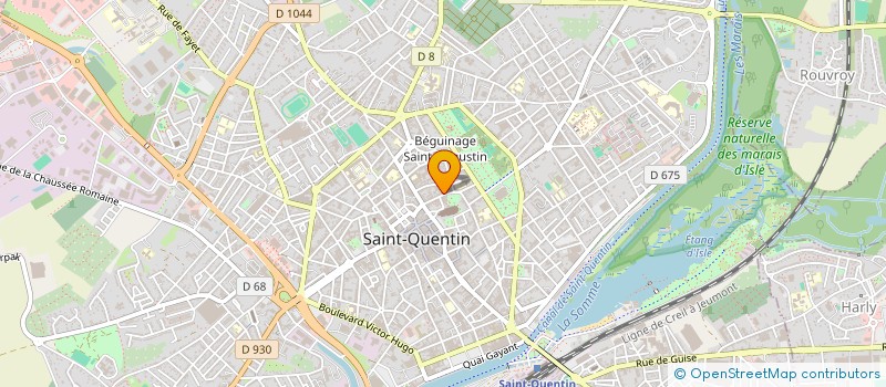 localisation de l'entreprise ENIMOD à SAINT-QUENTIN