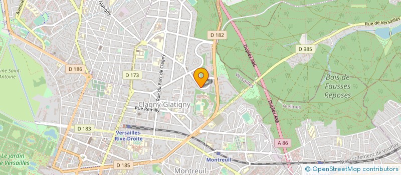localisation de l'entreprise ENINCA CONSULTING à VERSAILLES