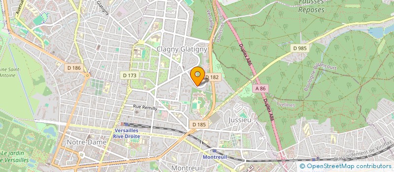 localisation de l'entreprise ENINCALPES à VERSAILLES