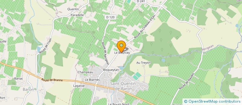 localisation de l'entreprise ENIO 2  SAINT-QUENTIN-DE-BARON