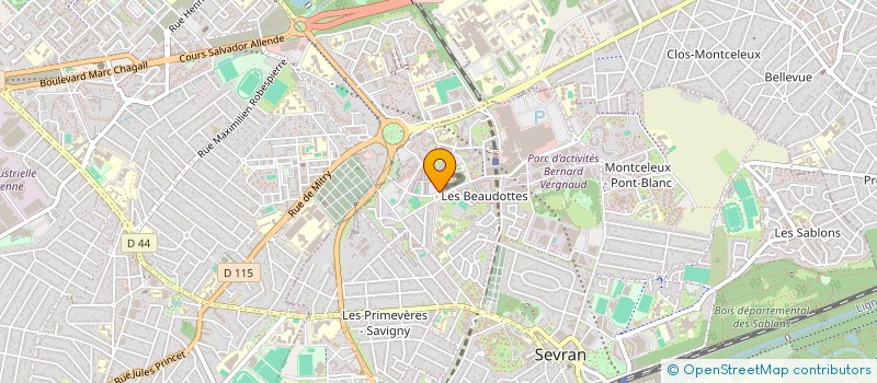 localisation de l'entreprise ENIONA BATI à SEVRAN