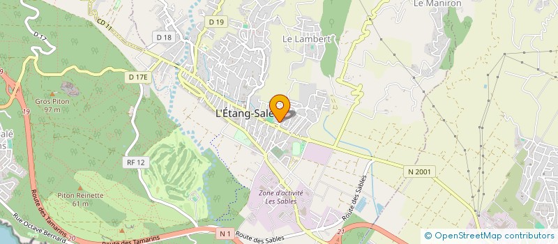 localisation de l'entreprise ENIRAM  L'ETANG-SALE