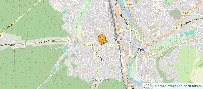 localisation de l'entreprise ENIS à EPINAL