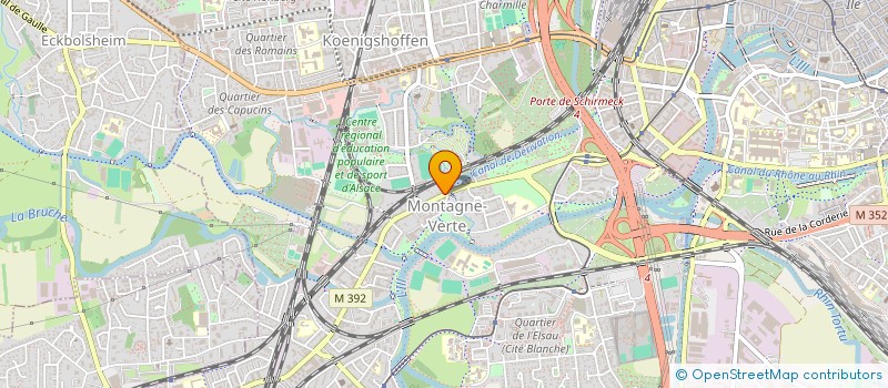 localisation de l'entreprise ENIS EXPRESS à STRASBOURG
