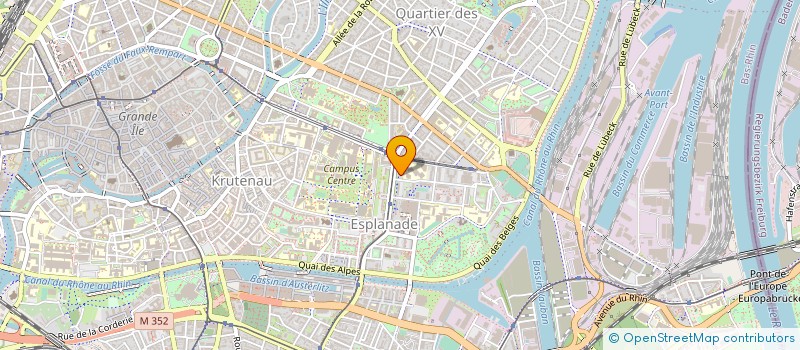 localisation de l'entreprise ENIS LAVERIE ESPLANADE  STRASBOURG