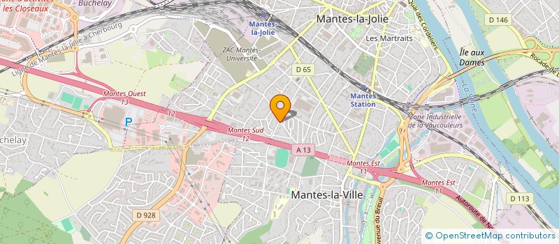 localisation de l'entreprise ENIS PRO à MANTES-LA-VILLE
