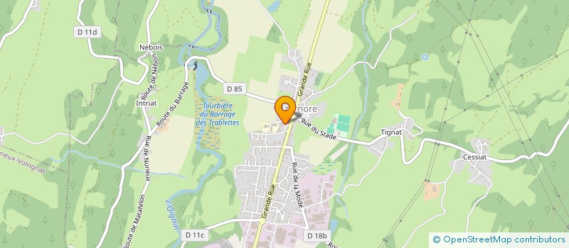 localisation de l'entreprise ENISORAI  MATAFELON-GRANGES