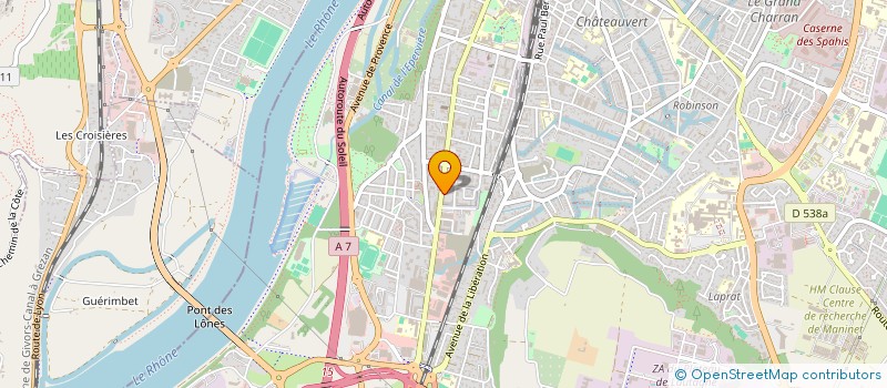 localisation de l'entreprise ENIX INVEST à VALENCE