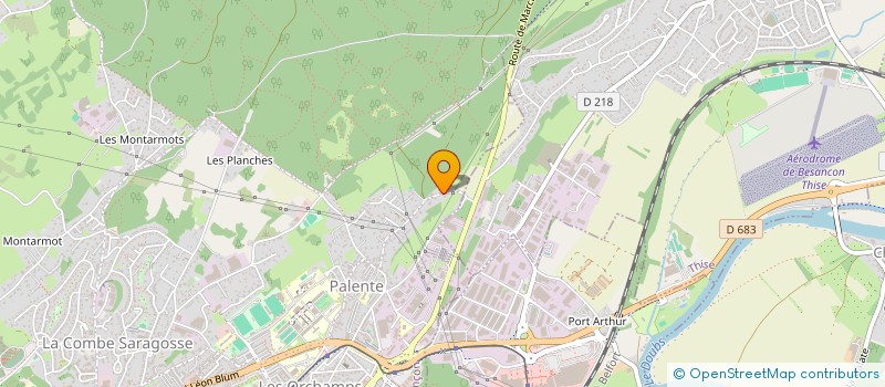 localisation de l'entreprise ENIXALYS à BESANCON