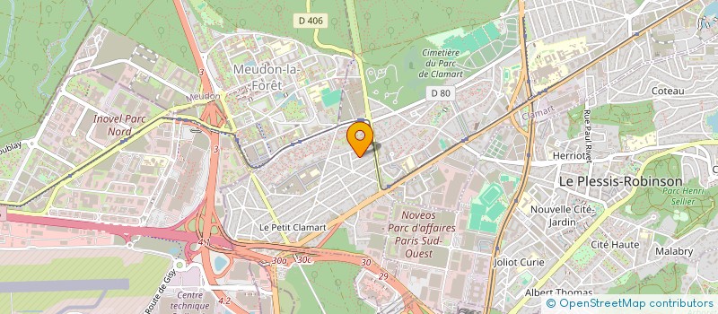 localisation de l'entreprise ENIZ 92 à CLAMART