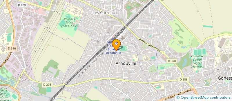 localisation de l'entreprise ENIZ ARNOUVILLE  ARNOUVILLE