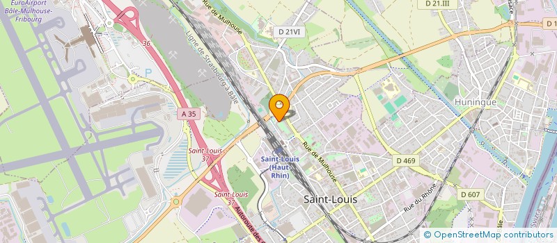 localisation de l'entreprise ENJ à SAINT-LOUIS