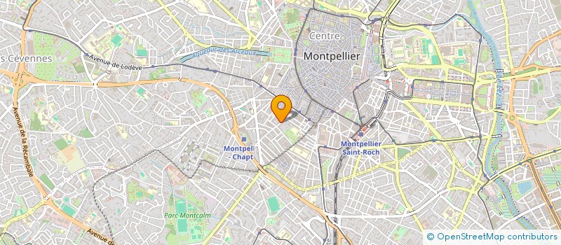 localisation de l'entreprise ENJ à MONTPELLIER