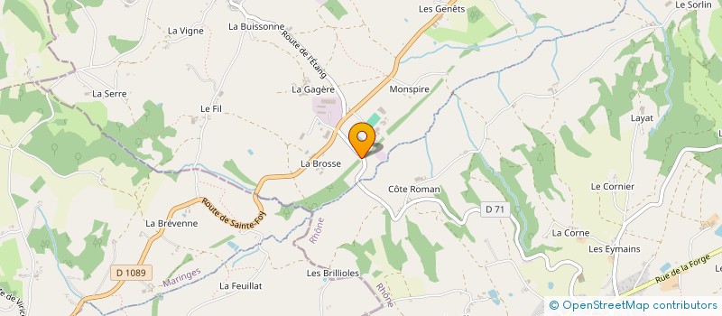 localisation de l'entreprise ENJ  MEYS