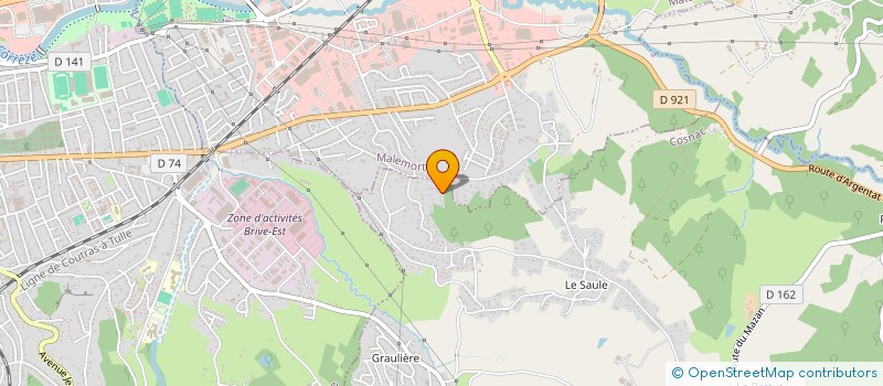 localisation de l'entreprise ENJ FIRST BRIVE  COSNAC