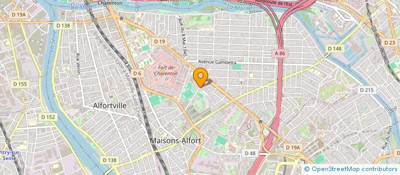 localisation de l'entreprise ENJ LA GRANDE VEYSSIERE à MAISONS-ALFORT