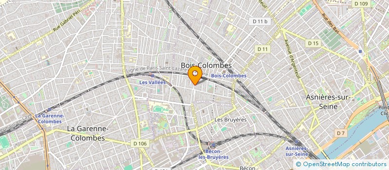 localisation de l'entreprise ENJ MEDICAL HOLDING à BOIS-COLOMBES